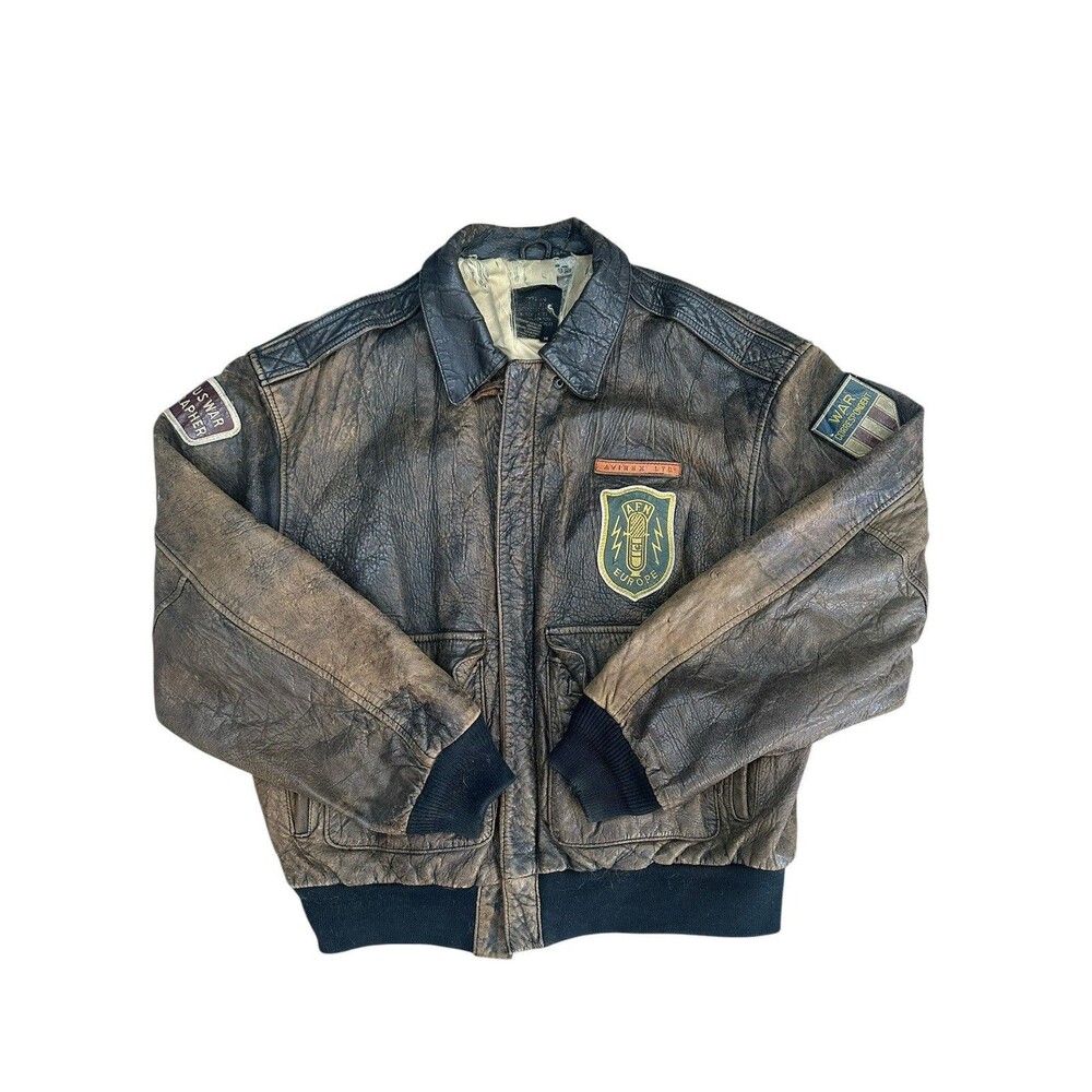 1944 Avirex WWII US Army 14 Air Force Assoc Type A2 Flight Jacket Mens Medium